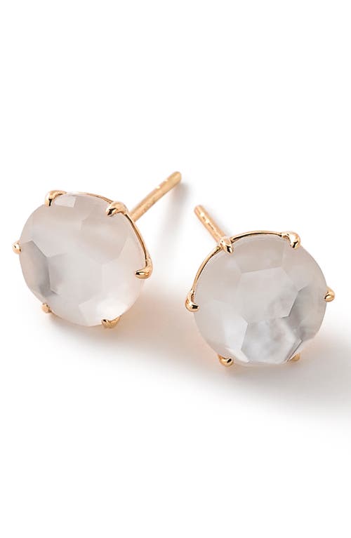 Ippolita Rock Candy Mother-of-Pearl Doublet Stud Earrings in Gold at Nordstrom