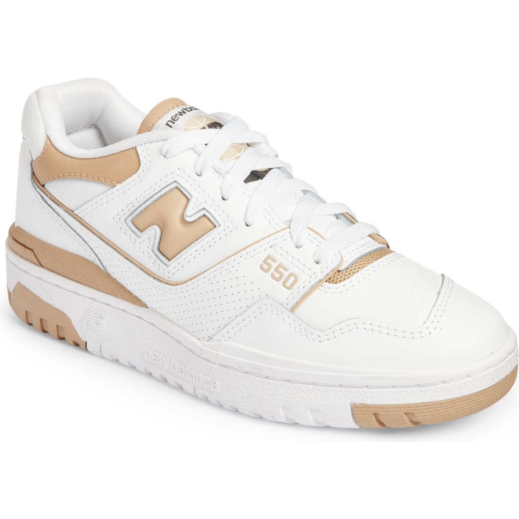 New Balance 550 Basketball Sneaker In White/incense