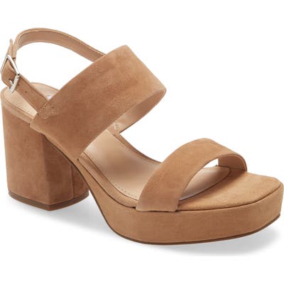 Steve Madden Rena Platform Sandal, Brown