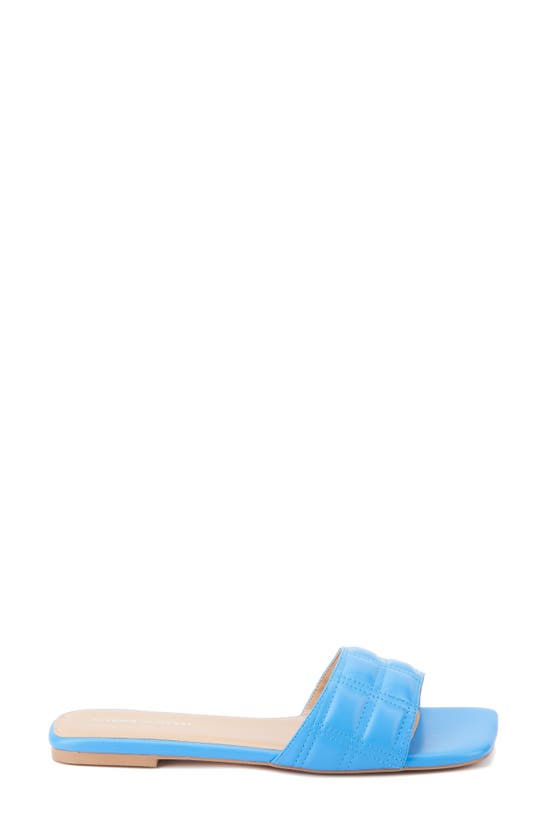 Fashion To Figure Opal Slide Sandal In Blue