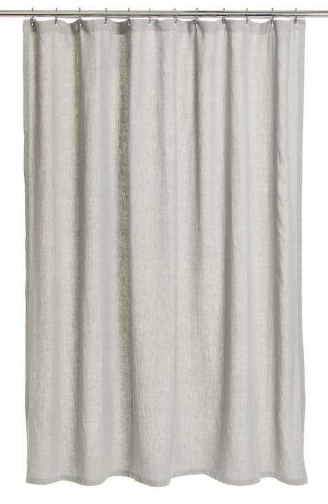 Women S Bathroom Accessories Clothing, Coyuchi Rippled Stripe Organic Shower Curtain