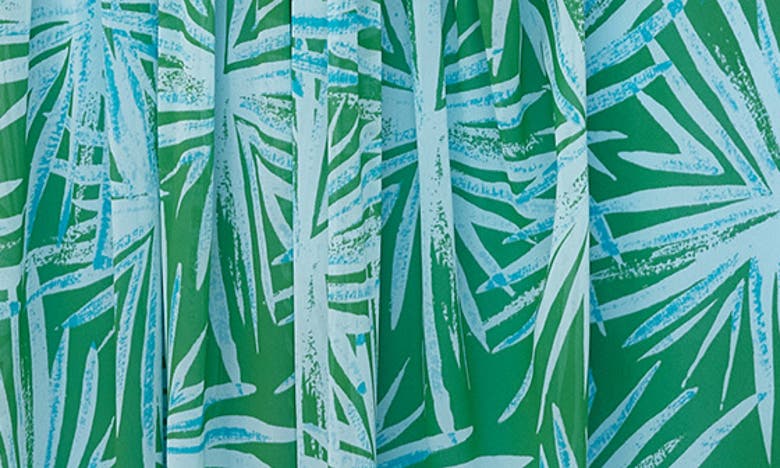 Shop Dvf Diane Von Furstenberg Menon Tropical Print Dress In Sea Holly Green Med
