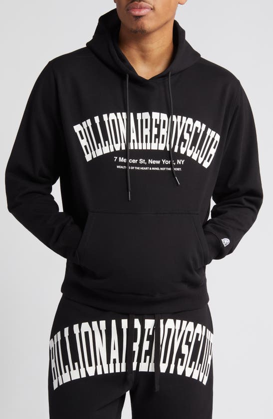 Billionaire Boys Club Logo Graphic Hoodie In Black