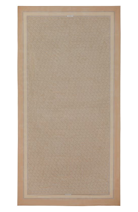 BURBERRY TB MONOGRAM PRINT SILK CHIFFON SCARF,8032459