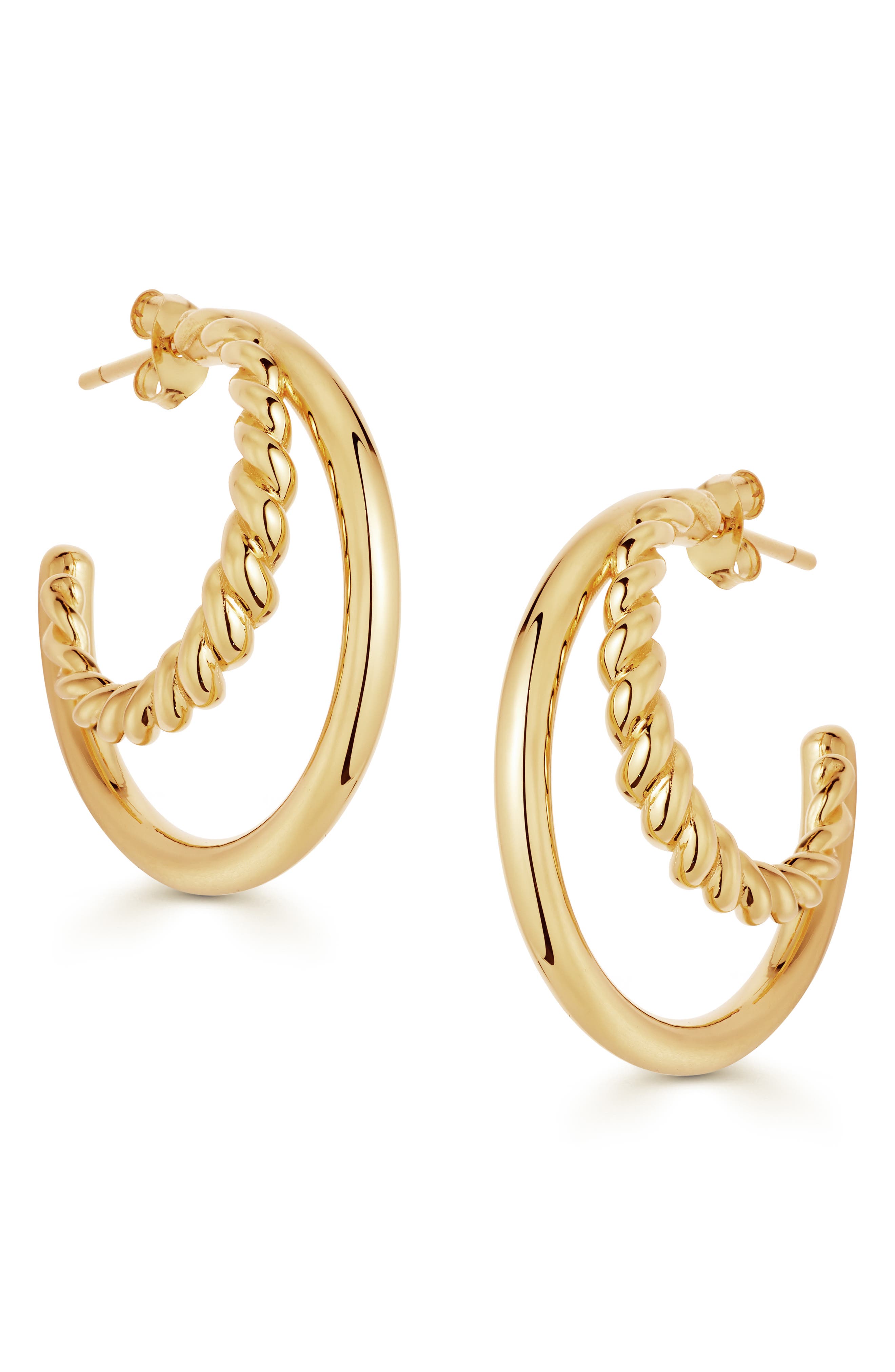 Missoma Radial Hoop Earrings