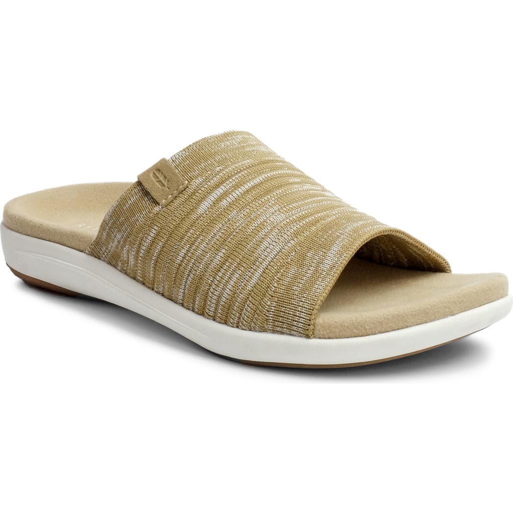 Revitalign Vanessa Slide Sandal In Beige