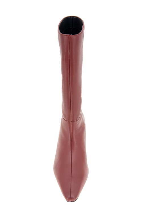 Kenneth Cole Meryl Pointed Toe Boot In Rio Red Leather