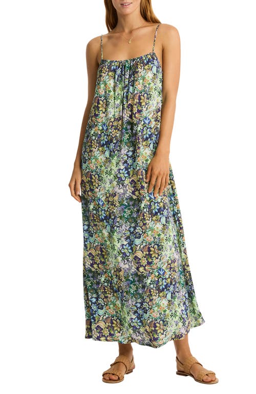 Sea Level Wildflower Maxi Cover-Up Sundress at Nordstrom, Size Small