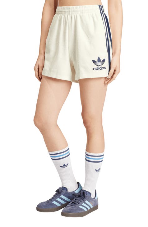 adidas Originals Lace-trimmed Shorts in Blue