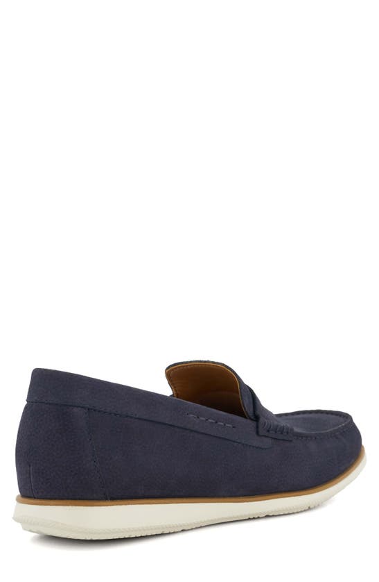 Dune London Berkly Penny Loafer In Navy