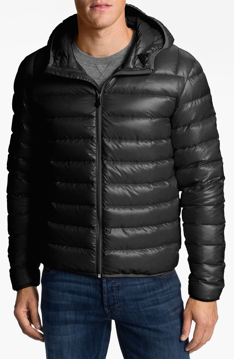 Lacoste Hooded Down Jacket | Nordstrom
