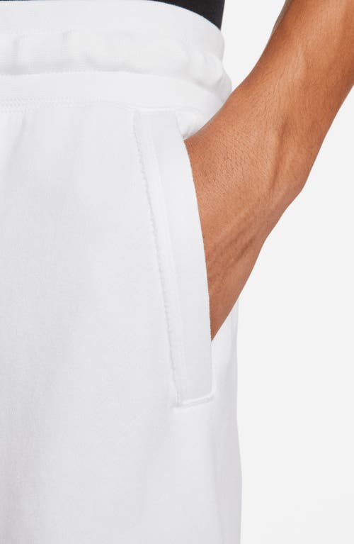 Shop Nike Club Alumni Sweat Shorts In White/white/black