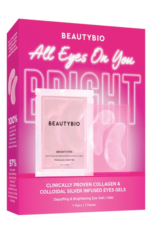 BeautyBio All Eyes On You Bright Eyes Collagen + Colloidal Silver Infused Eye Patches