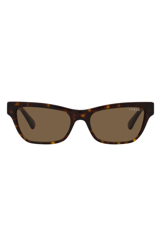 Vogue 53mm Pillow Sunglasses In Black
