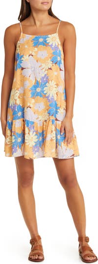 Nordstrom Floral | Print Dress Cover-Up Session Curl Sunrise Rip