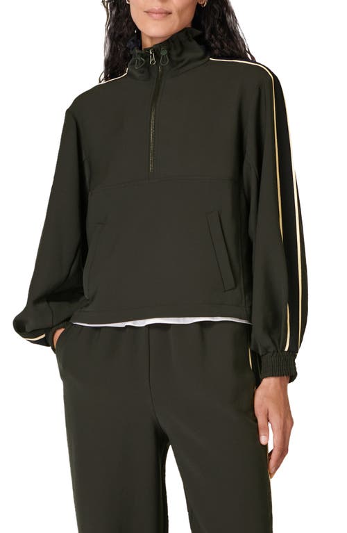 Sweaty Betty Elite Half Zip Track Jacket in Ivy Green at Nordstrom, Size X-Large