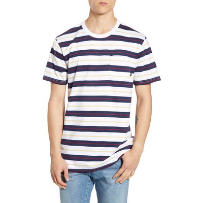 Vans Harmon Stripe Pocket T-Shirt, White