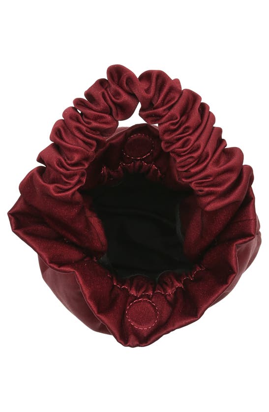 GANNI RUCHED TOP HANDLE BAG