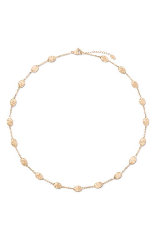 Marco Bicego Siviglia Station Necklace In Yellow Gold