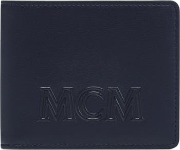 Mcm Aren Bi-Fold Leather Wallet
