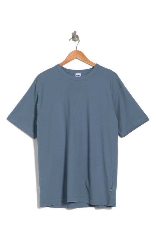 Nn07 Cliff Crewneck Cotton Blend T-shirt In Swedish Blue