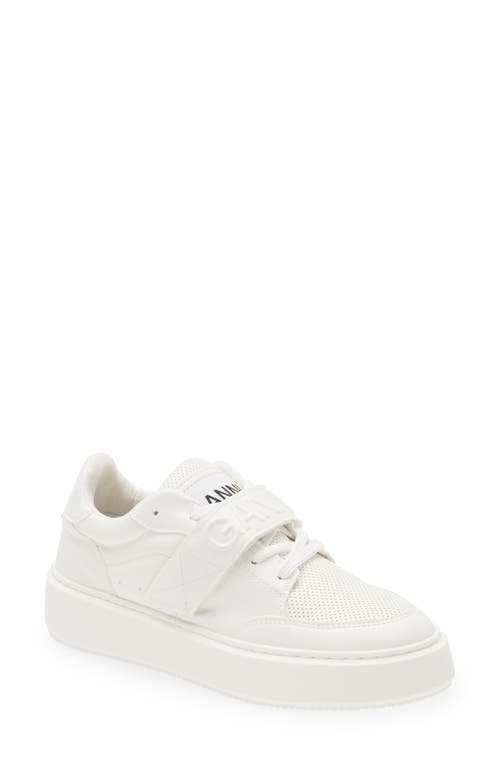 Ganni Sporty Mix Low Top Sneaker Oyster Gray at Nordstrom,