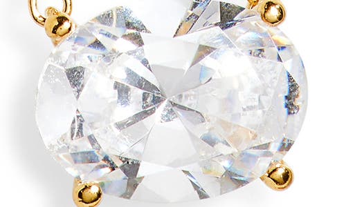 Shop Nadri Modern Love Cubic Zirconia Pendant Necklace In Gold