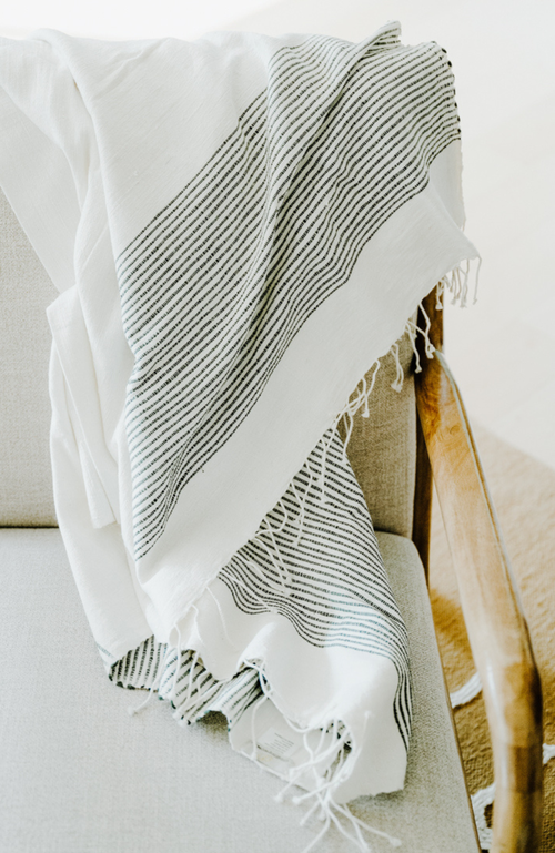 Creative Women Riviera Throw In Navy