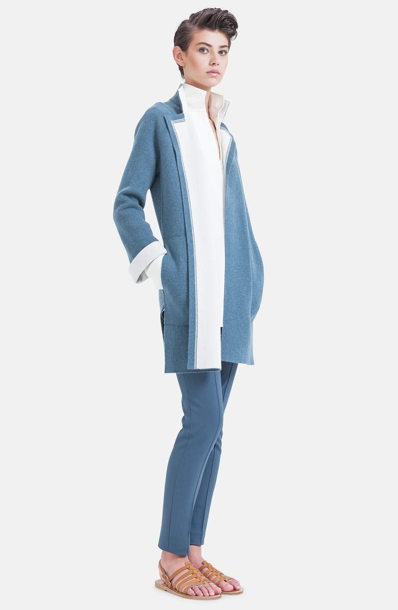 Akris Bicolor Double Face Cashmere Knit Coat | Nordstrom