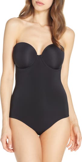 Body Beautiful Shapewear Smooth Strapless Full Body Slip Shaper with  Attachable Straps Runs small in fit. Order One Size Up (Black, Small/Medium)  at  Women's Clothing store