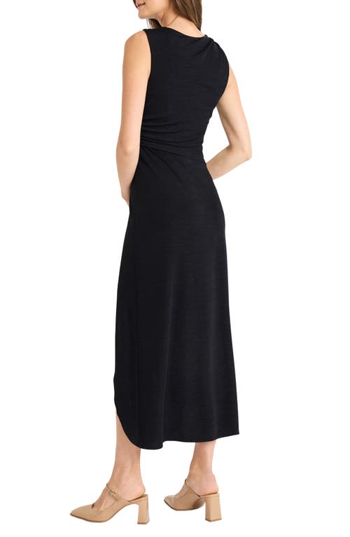 MAGGY LONDON MAGGY LONDON GATHERED HIGH-LOW DRESS 