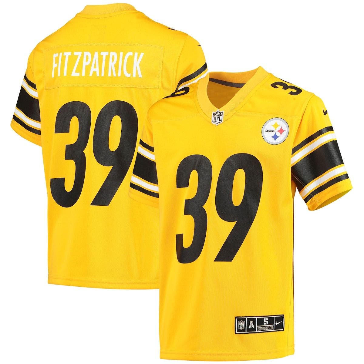 steelers gold inverted jersey