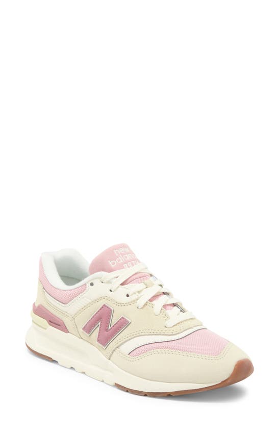 New Balance 997 H Sneaker In Turtledove/ Orb Pink