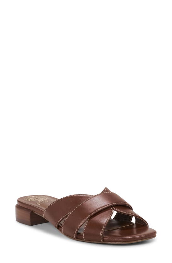 Shop Vince Camuto Maydree Slide Sandal In Whiskey