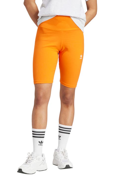 Women's Orange Athletic Shorts
