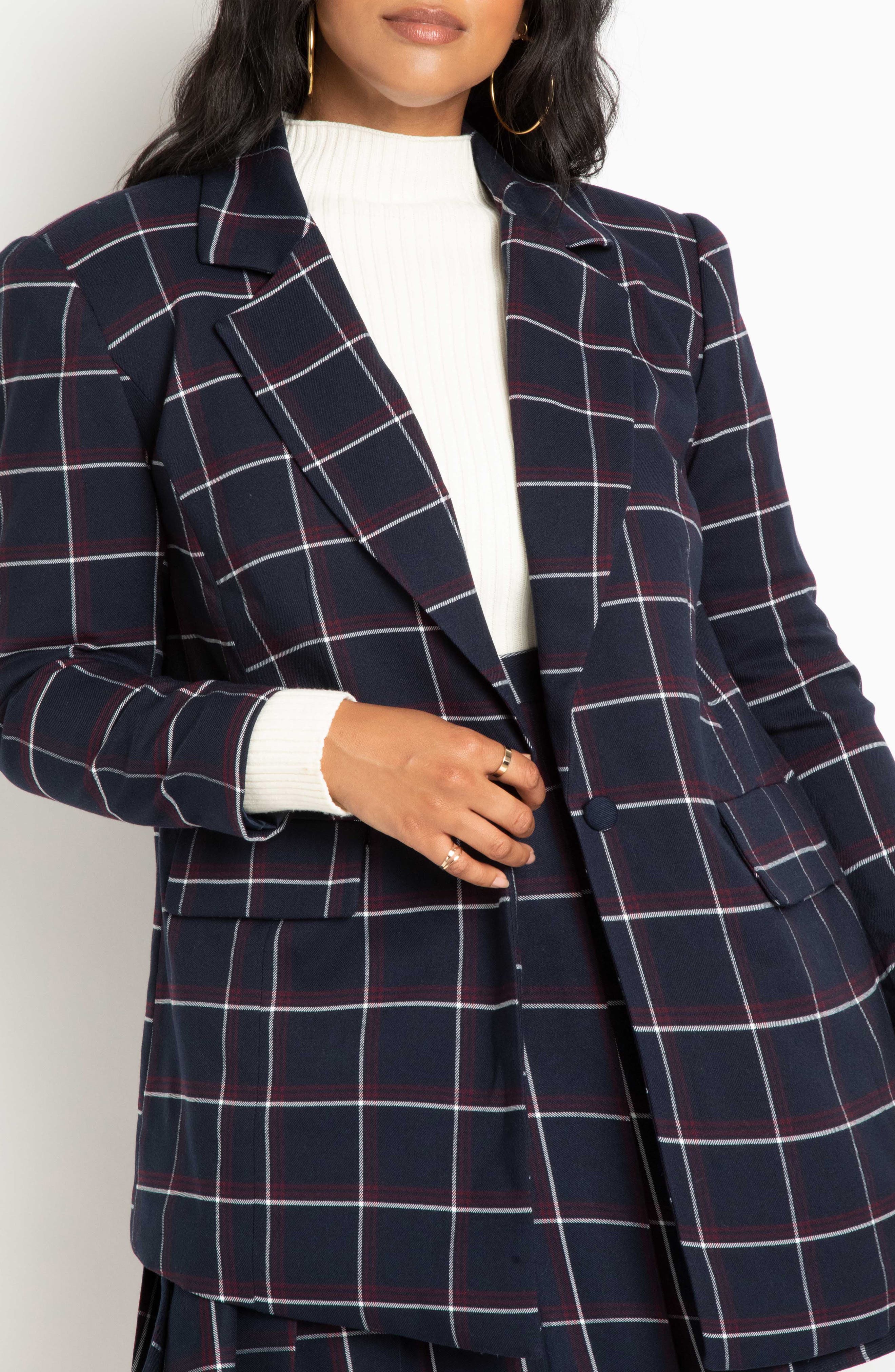 ELOQUII Plaid Blazer | Nordstrom