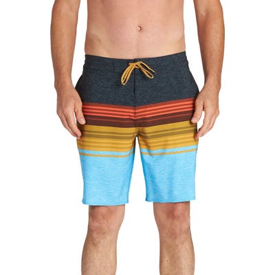 Billabong Stripe Board Shorts, Blue