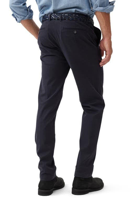 Shop Rodd & Gunn Hamner Springs Flat Front Stretch Twill Chinos In Marine