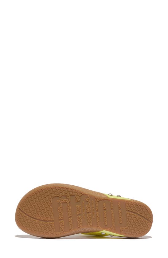 Shop Fitflop Iqushion Flip Flop In Sunny Lime