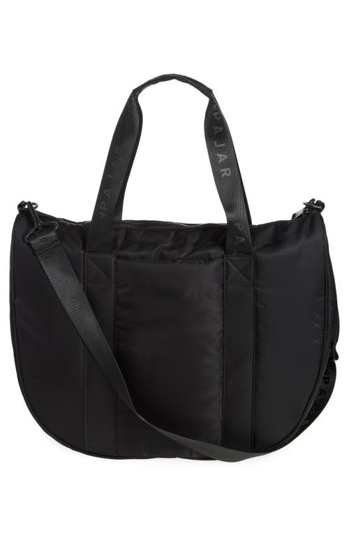 Pajar Quilted Nylon Tote Bag In Black