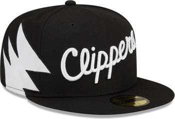 Men's LA Clippers New Era Black/White 2021/22 City Edition Alternate  59FIFTY Fitted Hat