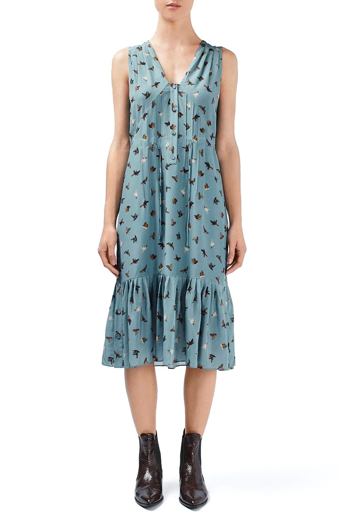 topshop butterfly dress