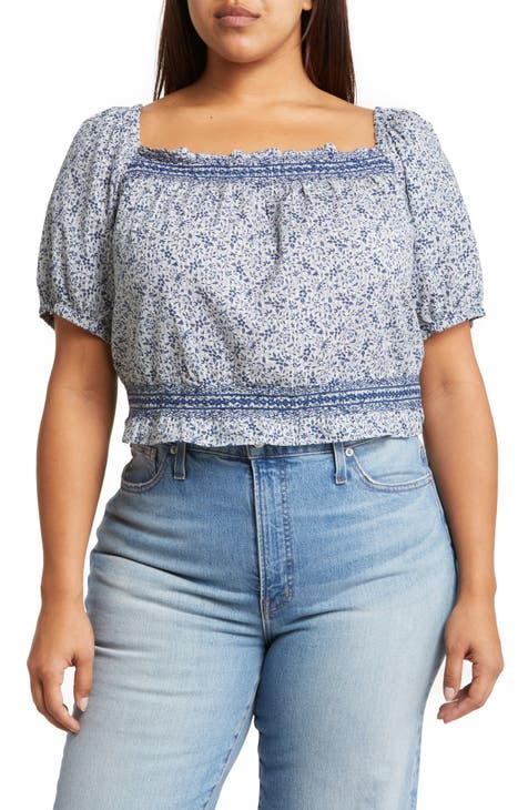 Jeanette Florentine Floral Top (Plus)