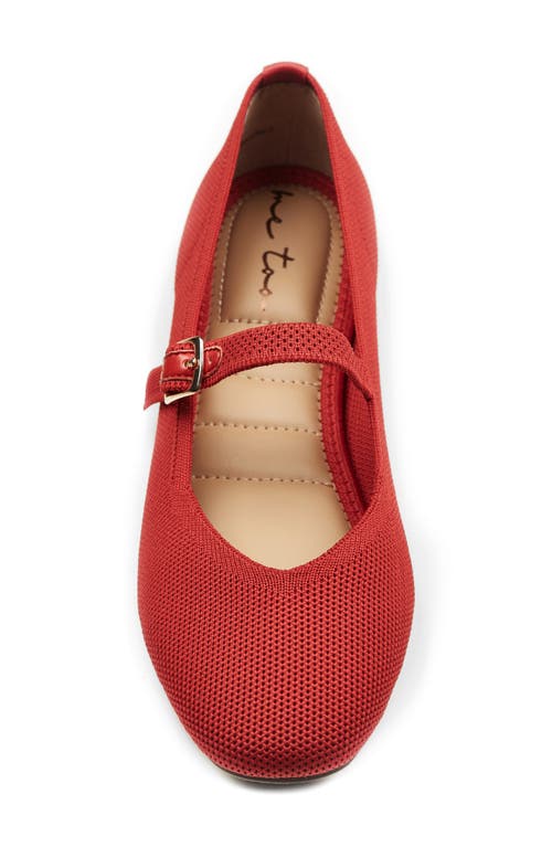 Me Too Shelby Mary Jane Flat In Masters Red