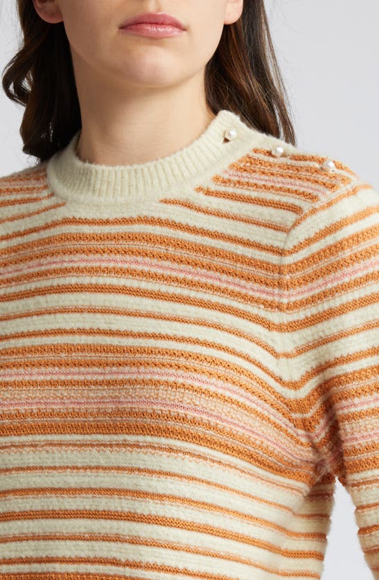 Shop Sessun Sessùn Nagina Stripe Sweater In Whifolk