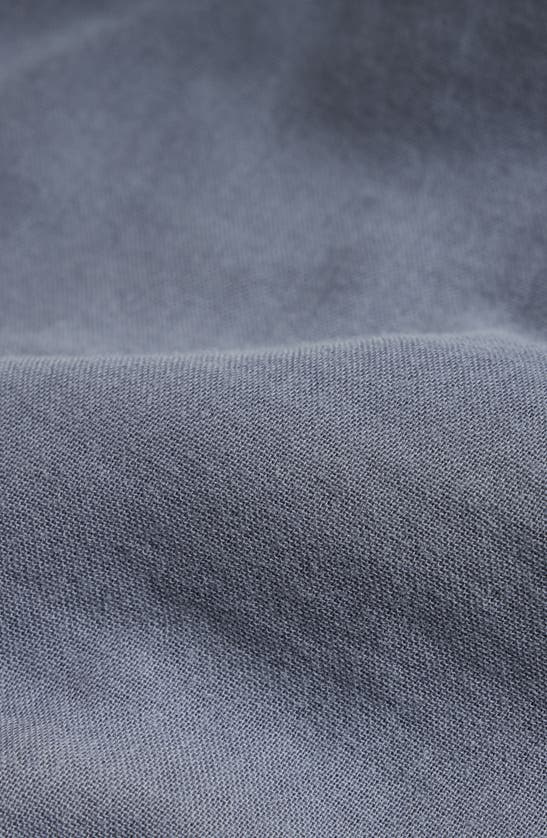 Shop Rowan Leeds Cotton Gauze Short Sleeve Button-up Shirt In Pacific