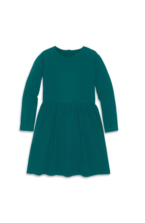 Shop Primary Long Sleeve Perfect Pocket Dress In Spruce