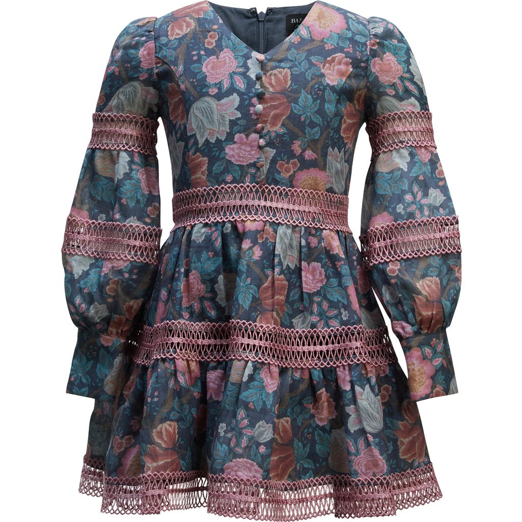 Bardot Junior Girls' Carminia Floral Print Mini Dress - Little Kid, Big Kid In Wall Floral