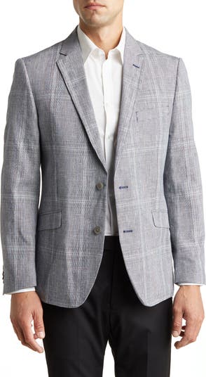 SAVILE ROW CO Navy Glen Plaid Sport Coat | Nordstromrack