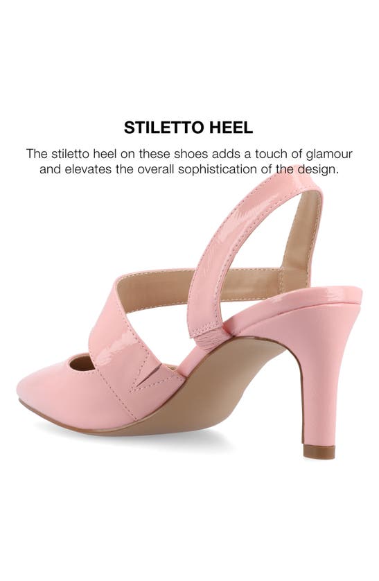 Journee Collection Scarlett Pointed Toe Pump In Pink